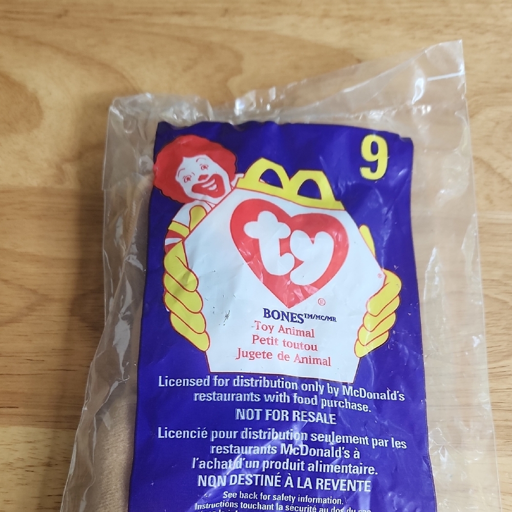 McDonald's Collectible TY Beanie Baby BONES